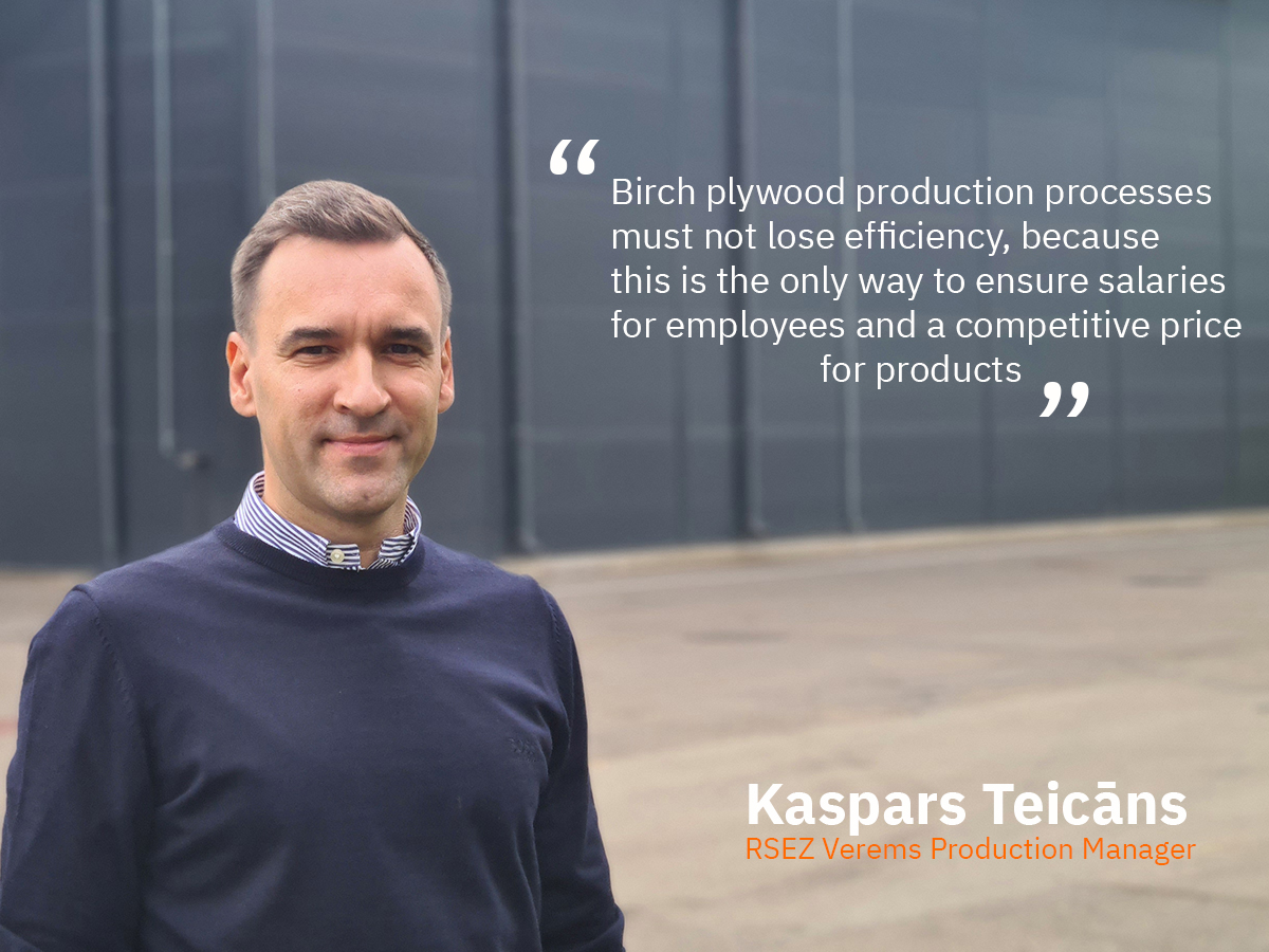 Kaspars Teicāns RSEZ Verems Production Manager