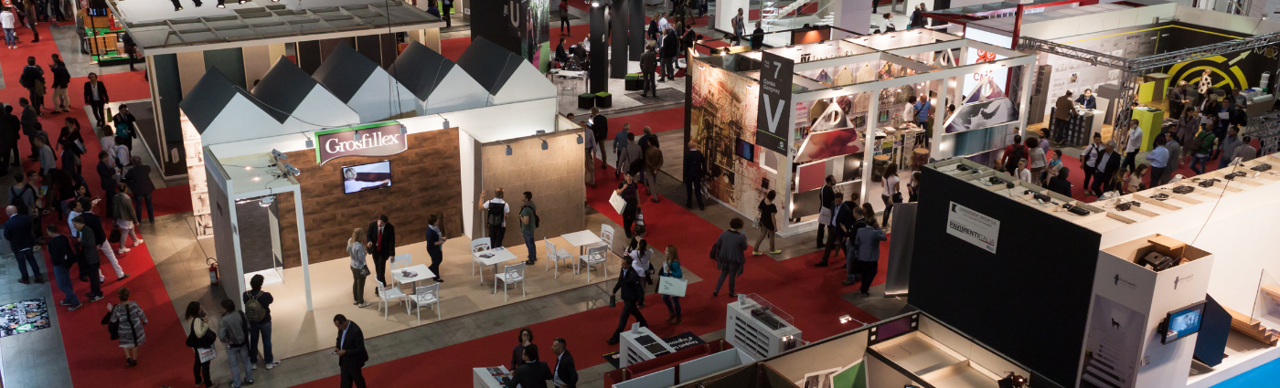 A trade show from a higher perspective