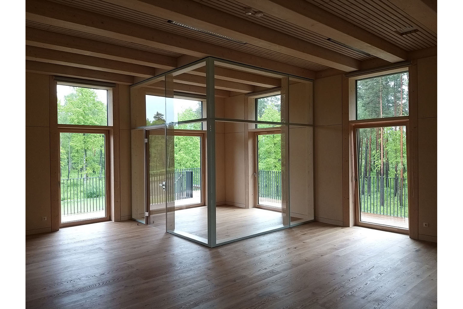 The interior of a sustainable and an award winning building
