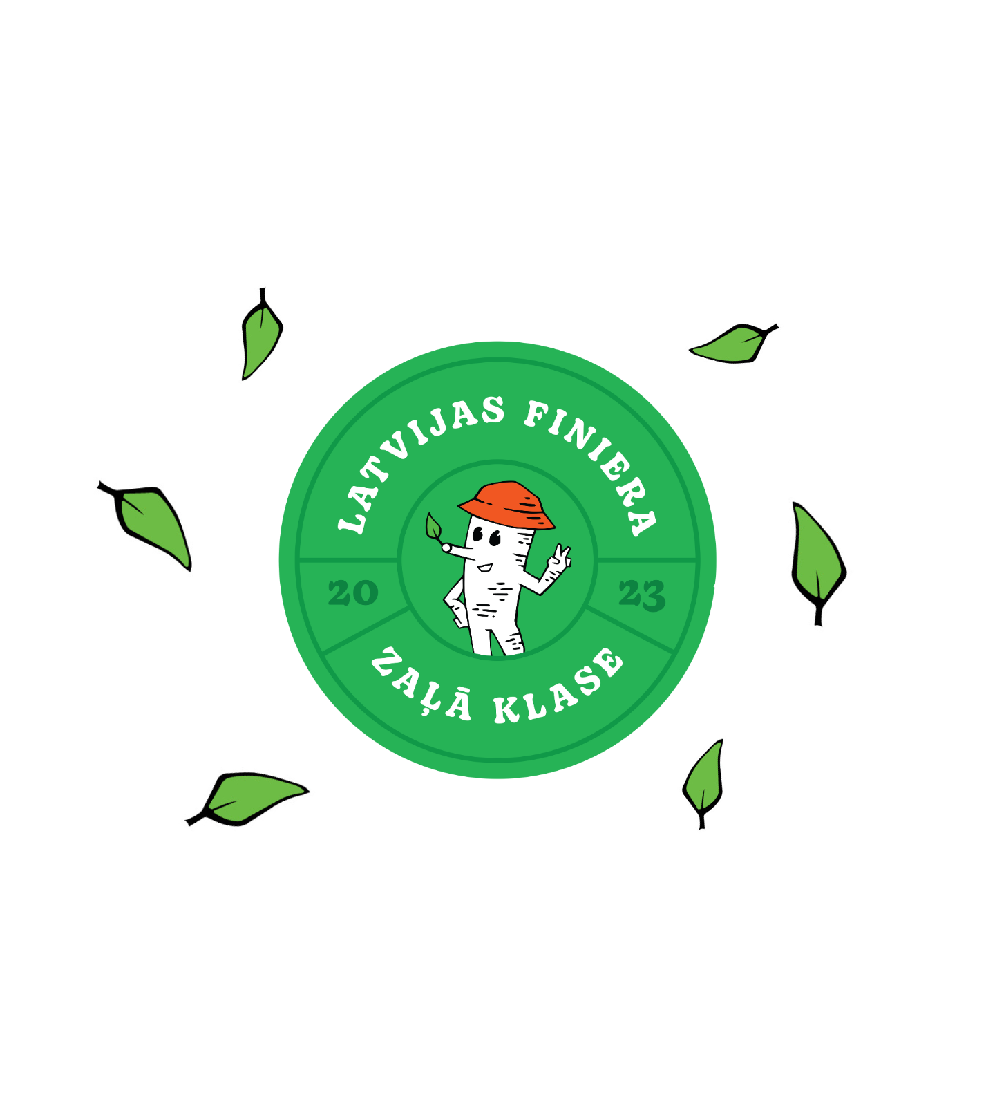 Zaļā klase logo 2023