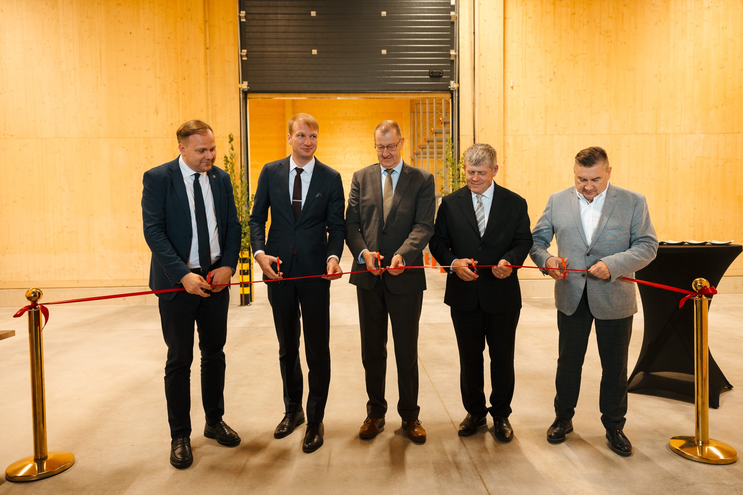 Koka ēku kompleksa atklāšana saimniecībā "Zābaki"