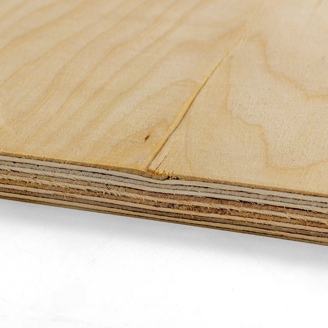 Overlap uncoated plywood quality requirement