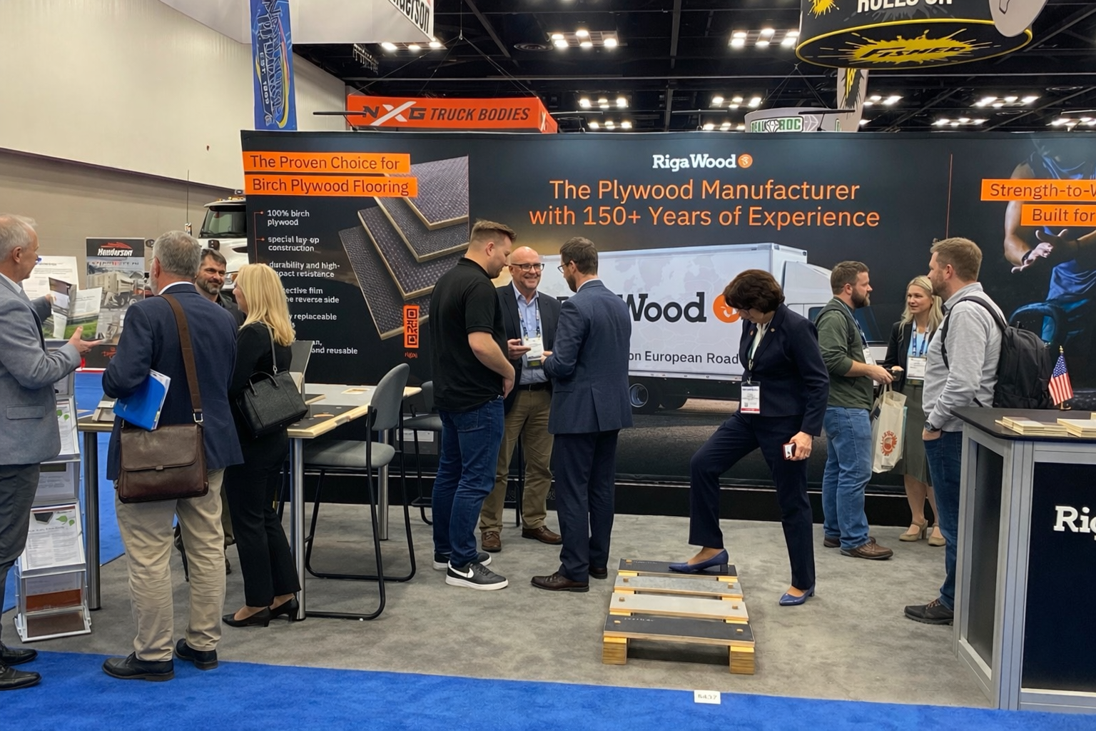 Work Truck Week 2026 Riga Wood stand