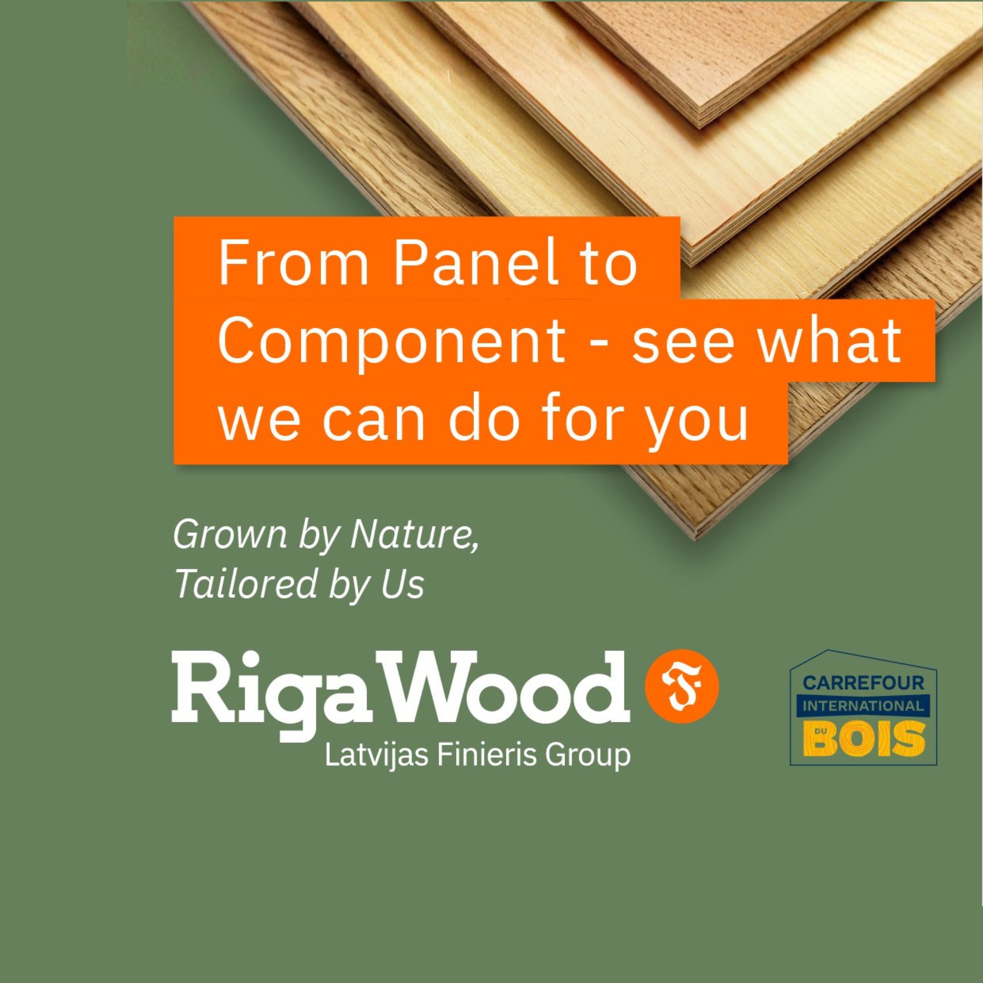 Meet Riga Wood and Latvijas Finieris at Carrefour International du Bois 2026 in Nantes
